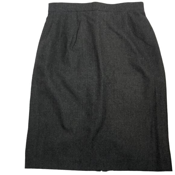 Burberry London Gray A-line Pencil Designer skirt  8 - Picture 1 of 16